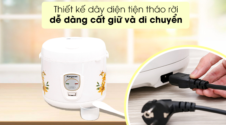 Nồi cơm điện nắp gài Kangaroo KG829 2.2 lít