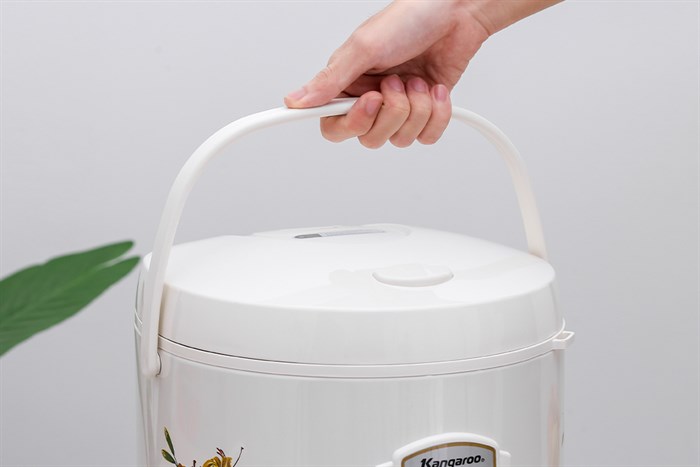 Nồi cơm điện nắp gài Kangaroo KG829 2.2 lít Màu Trắng