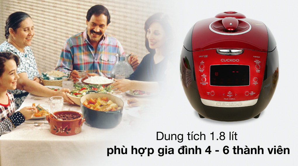 Nồi cơm áp suất cao tần Cuckoo 1.8 lít CRP-HUS1000F - 8