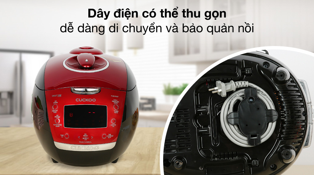 Nồi cơm áp suất cao tần Cuckoo 1.8 lít CRP-HUS1000F - 2