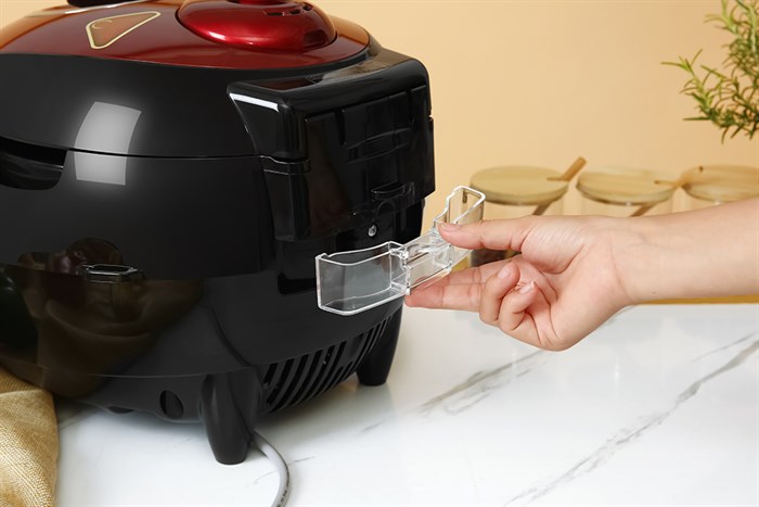 Nồi cơm áp suất cao tần Cuckoo 1.8 lít CRP-HUS1000F Màu Đen - Đỏ