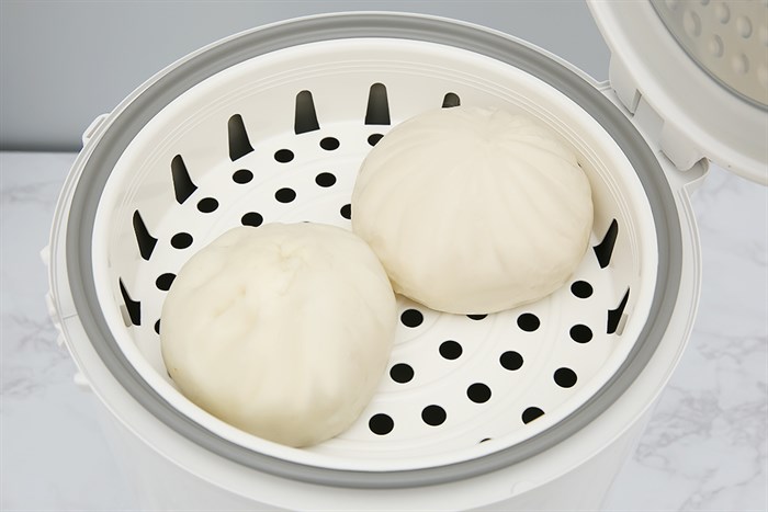 Nồi cơm nắp gài Sharp 2.2 lít KS-223TJV-CH Màu Trắng