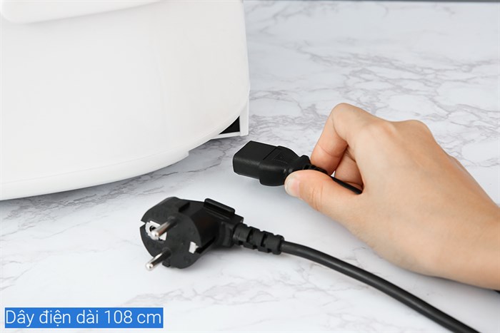 Nồi cơm điện tử Sharp KS-COM08V-SL 0.72 lít Màu Trắng