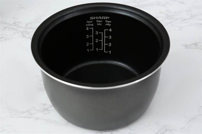 Nồi cơm điện tử Sharp KS-COM08V-SL 0.72 lít Màu Trắng