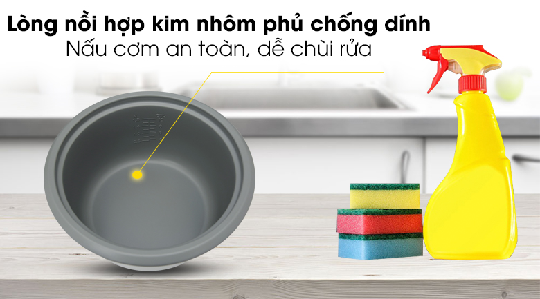 Nồi cơm nắp rời Sharp KSH-228SNV-SF 2.2 lít