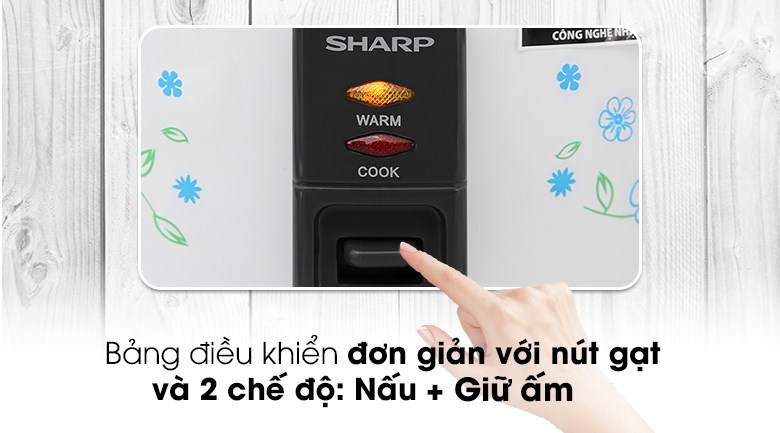 Nồi cơm nắp rời Sharp KSH-228SNV-SF 2.2 lít