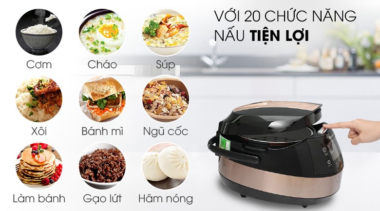 Nồi cơm điện tử Kangaroo 1.8 lít KG18DR8 - 2