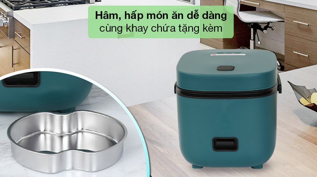 Nồi cơm nắp gài Mishio 0.8 lít MK-265