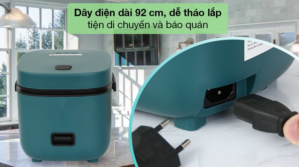 Nồi cơm nắp gài Mishio 0.8 lít MK-265