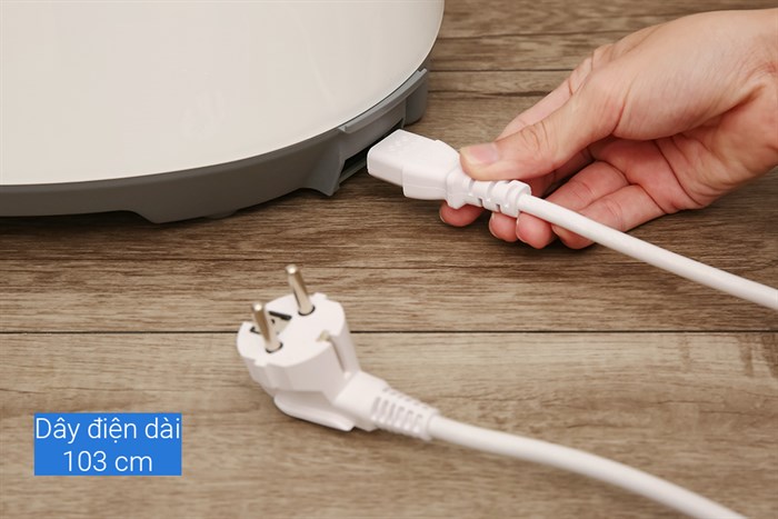 Nồi cơm điện tử Tefal 1 lít Easy Rice Compact RK730168 Màu Trắng