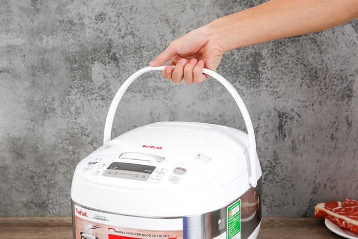 Nồi cơm điện tử Tefal 1.8 lít RK752168 Màu Trắng