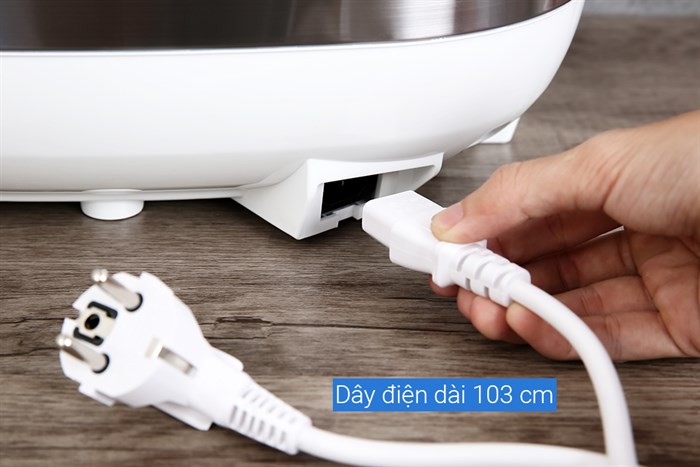 Nồi cơm điện tử Tefal 1.8 lít RK752168 Màu Trắng