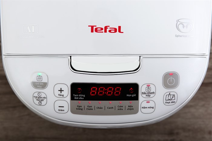 Nồi cơm điện tử Tefal 1.8 lít RK752168 Màu Trắng