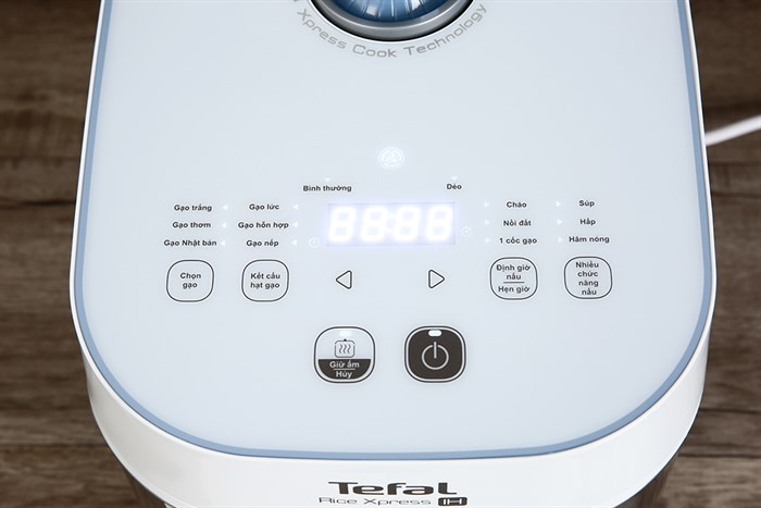 Nồi cơm cao tần Tefal 1.5 lít RK762168 Màu Trắng