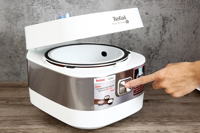 Nồi cơm cao tần Tefal 1.5 lít RK762168 Màu Trắng