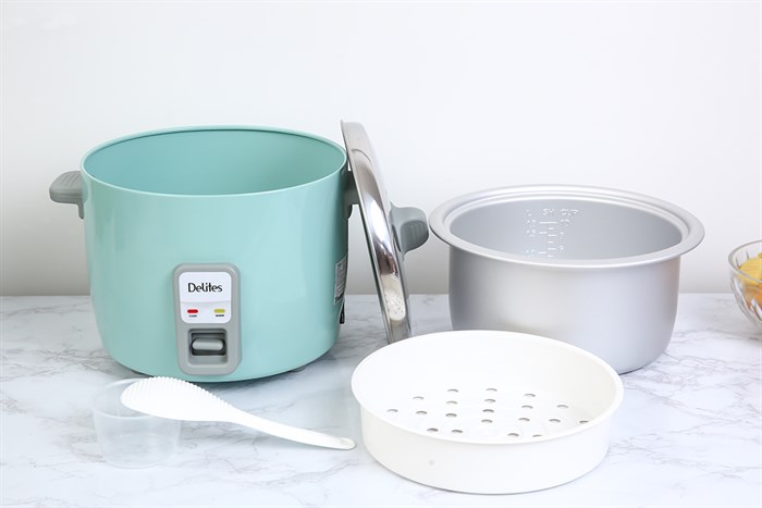 Nồi cơm nắp rời Delites 1.8 lít NCR1802 Màu Xanh