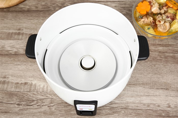 Nồi cơm nắp rời Hommy 1.8 lít NCR1803 Màu Trắng