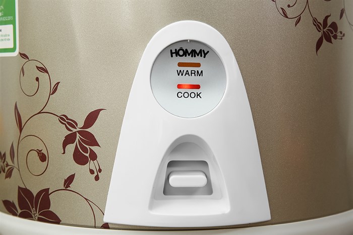 Nồi cơm nắp gài Hommy 1.8 lít JRC-180FE Màu Xám