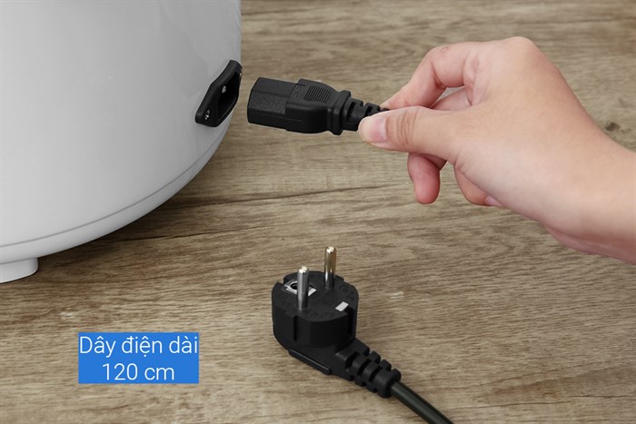 Nồi cơm điện nắp gài Hommy 1.8 lít BXB-50C Màu Trắng