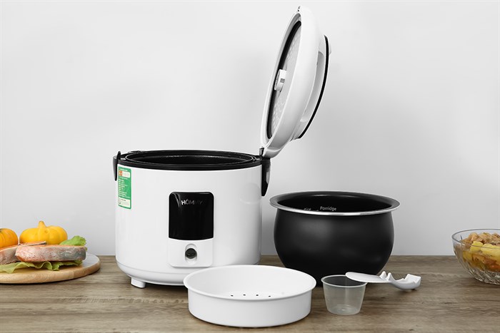 Nồi cơm điện nắp gài Hommy 1.8 lít BXB-50C Màu Trắng