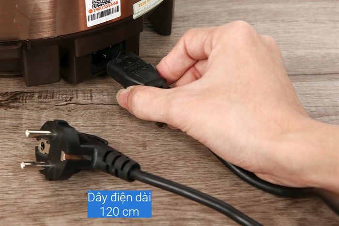 Nồi cơm điện tử Kangaroo 1.8 lít KG18DR7 Màu Nâu