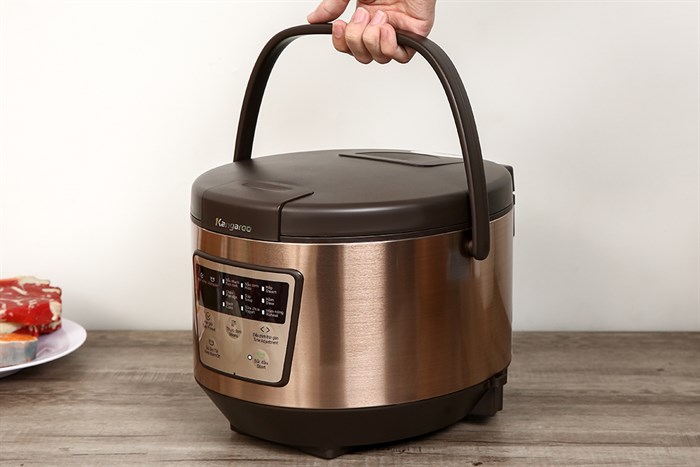 Nồi cơm điện tử Kangaroo 1.8 lít KG18DR7 Màu Nâu