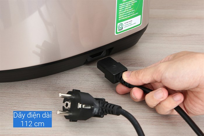 Nồi cơm điện tử Kangaroo 1.5 lít KG15DR10 Màu Bạc