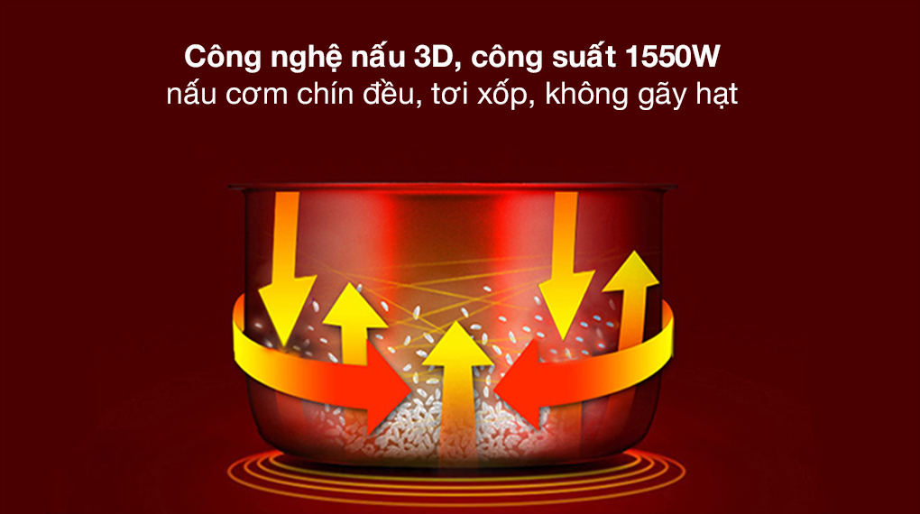 Nồi cơm công nghiệp nắp gài Cuckoo 6.3 lít CR-3521/BKSTVNCV