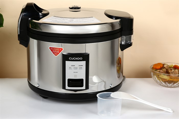 Nồi cơm công nghiệp nắp gài Cuckoo 6.3 lít CR-3521/BKSTVNCV Màu Đen