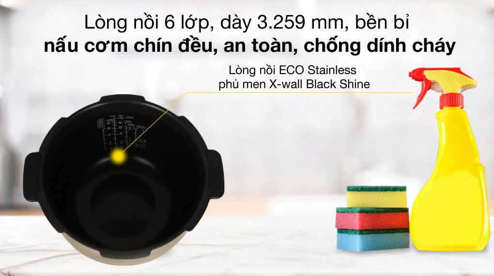 Nồi cơm áp suất cao tần Cuckoo 1.8 lít CRP-LHTR1009F/BKSIVNCV - 13