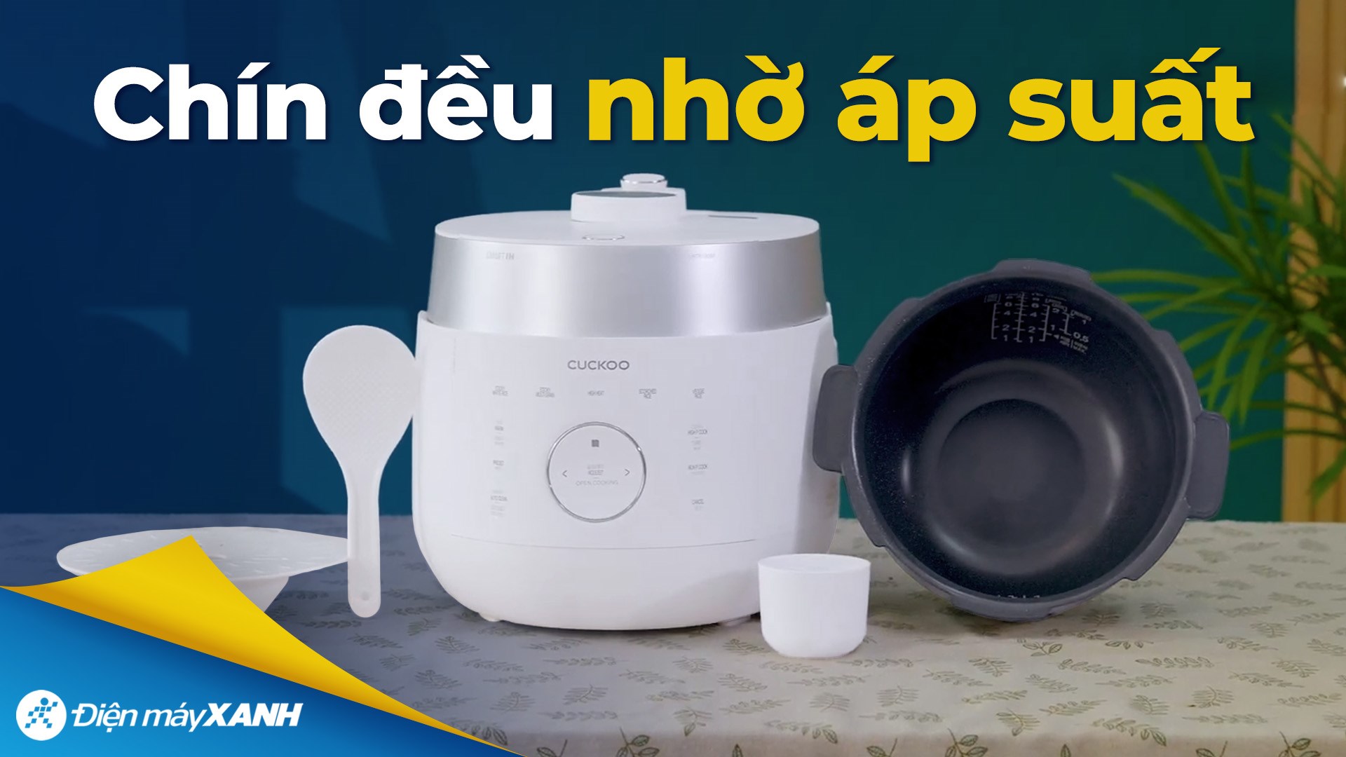 Nồi cơm áp suất cao tần Cuckoo 1.8 lít CRP-LHTR1009F/WHSIVNCV