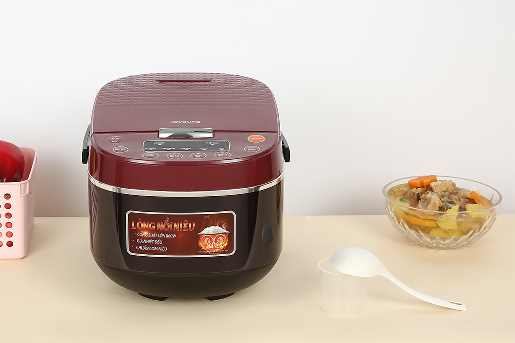 Nồi cơm điện tử Joyoung 1.8 lít F-50FY13 Màu Đỏ đô