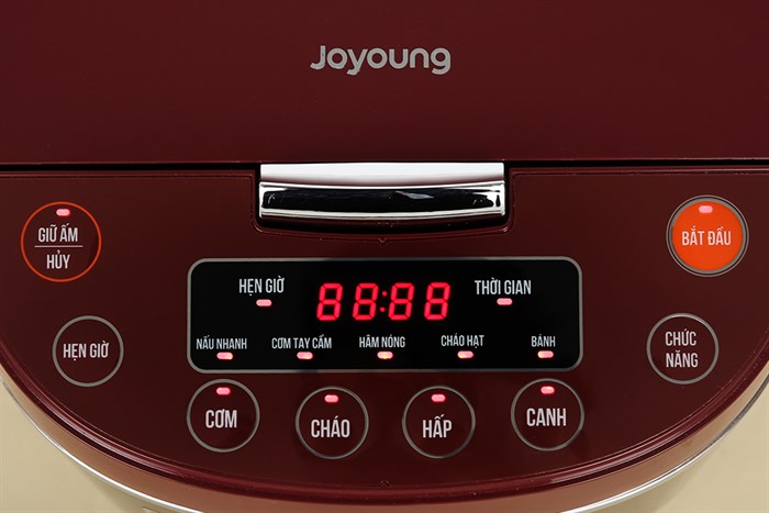 Nồi cơm điện tử Joyoung 1.8 lít F-50FY13 Màu Đỏ đô