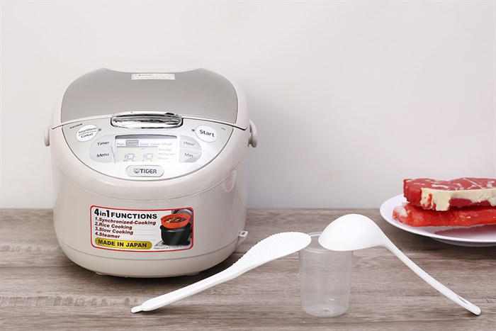 Nồi cơm điện tử Tiger 1 lít JAX-S10W Màu Xám