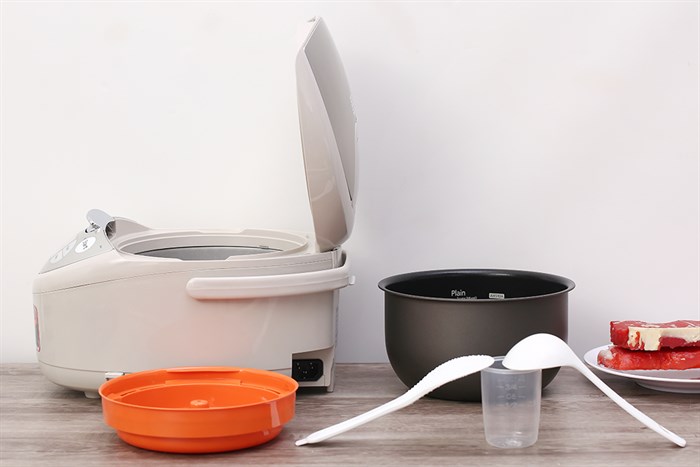 Nồi cơm điện tử Tiger 1 lít JAX-S10W Màu Xám