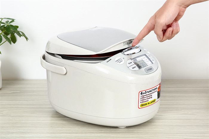 Nồi cơm điện tử Tiger 1.8 lít JAX-S18W Màu Xám