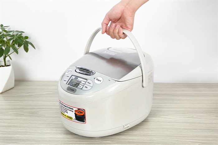 Nồi cơm điện tử Tiger 1.8 lít JAX-S18W Màu Xám