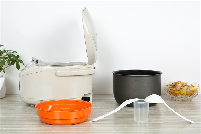 Nồi cơm điện tử Tiger 1.8 lít JAX-S18W Màu Xám