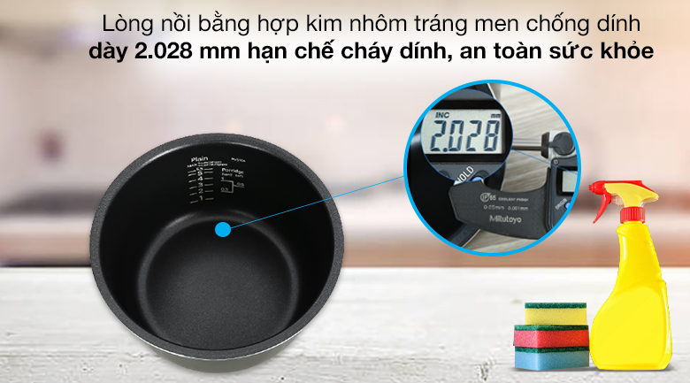 Lòng nồi - Nồi cơm điện tử Tiger 1 lít JBV-S10W