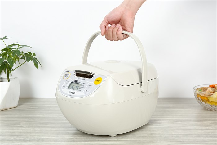 Nồi cơm điện tử Tiger 1 lít JBV-S10W Màu Xám