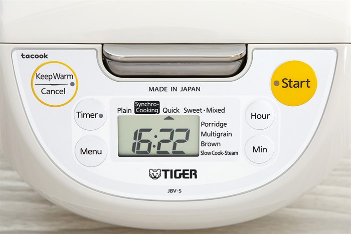 Nồi cơm điện tử Tiger 1 lít JBV-S10W Màu Xám