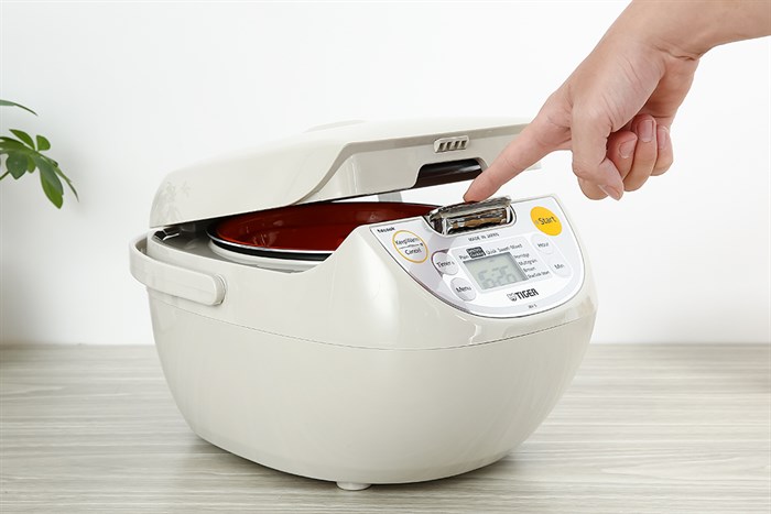 Nồi cơm điện tử Tiger 1 lít JBV-S10W Màu Xám
