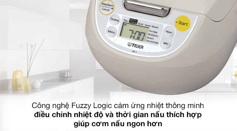 Công nghệ - Nồi cơm điện tử Tiger 1.8 lít JBV-S18W