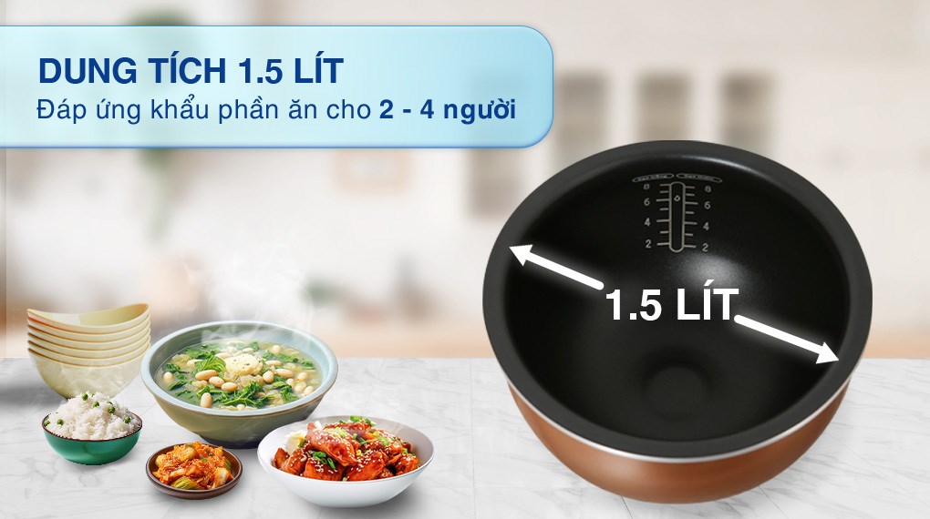 Nồi cơm cao tần Tefal 1.5 lít RK808168