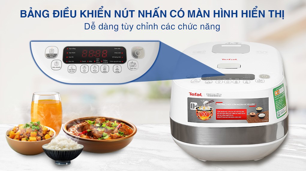 Nồi cơm cao tần Tefal 1.5 lít RK808168