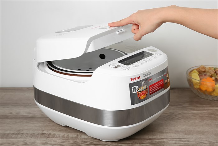 Nồi cơm cao tần Tefal 1.5 lít RK808168 Màu Trắng