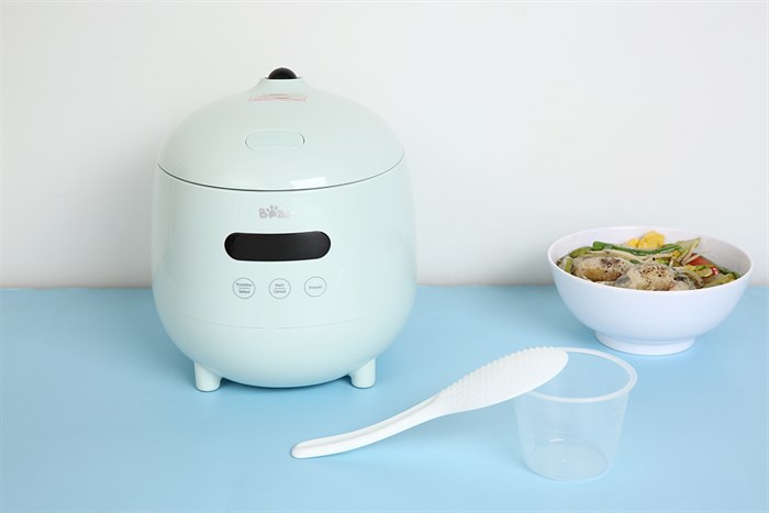 Nồi cơm điện tử Bear 0.3 lít DFB-B12F1 Màu Xanh mint