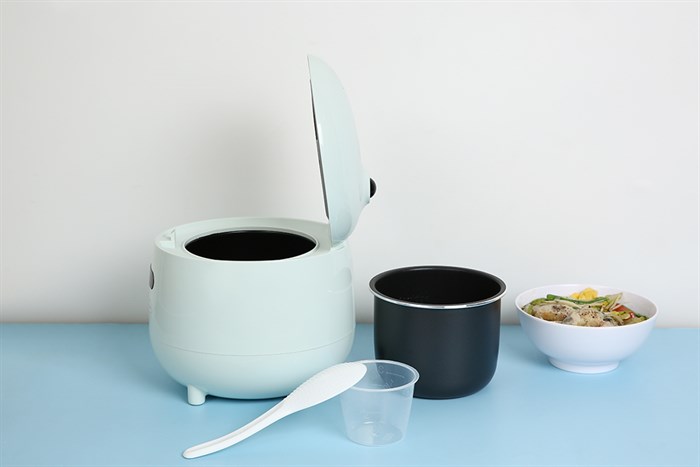 Nồi cơm điện tử Bear 0.3 lít DFB-B12F1 Màu Xanh mint