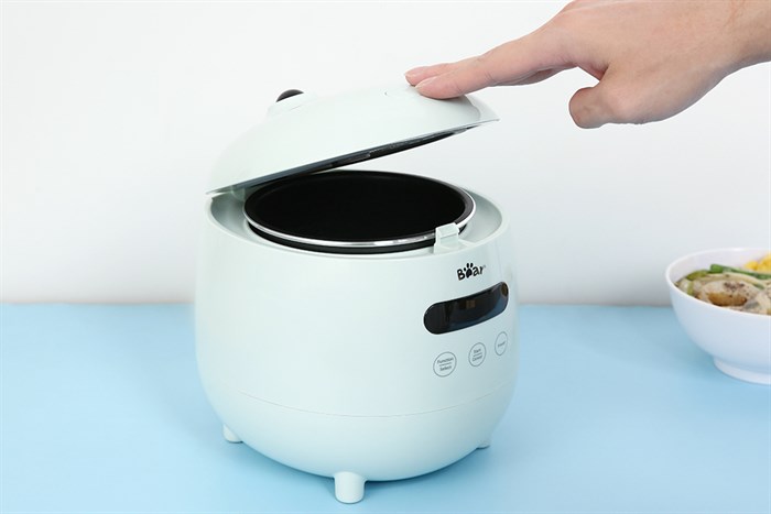 Nồi cơm điện tử Bear 0.3 lít DFB-B12F1 Màu Xanh mint