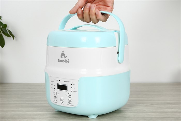 Nồi nấu đa năng Bonbébé 1.5 lít BB-36 Xanh Màu Xanh Dương